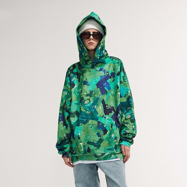 Velvet Padded Relaxed Hoodie