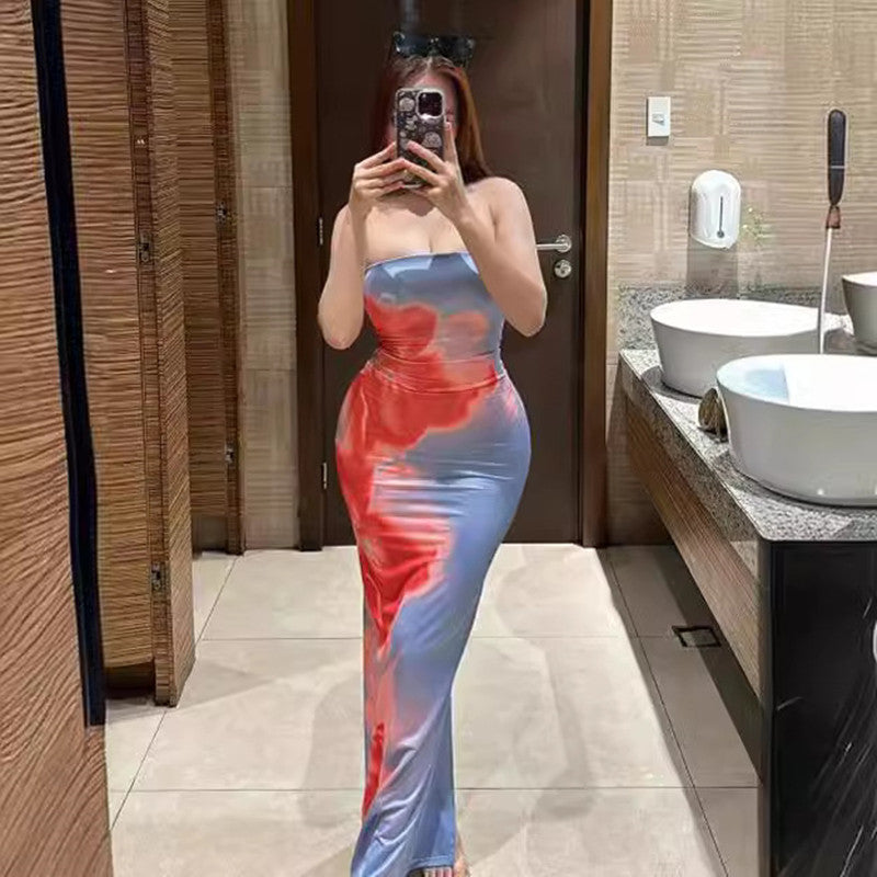 Slim Slit Party Beach Dress