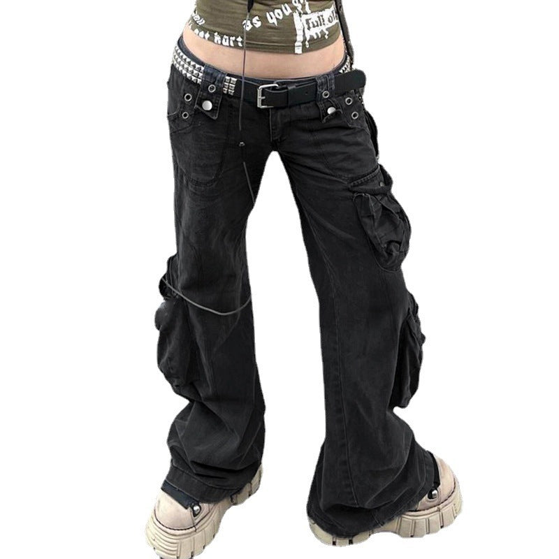 Three Dimensional Pocket Splicing Pants