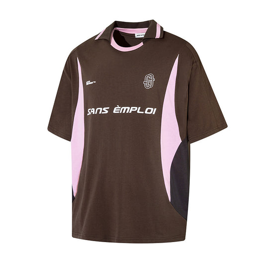 Retro Deconstruction Stitching T-shirt