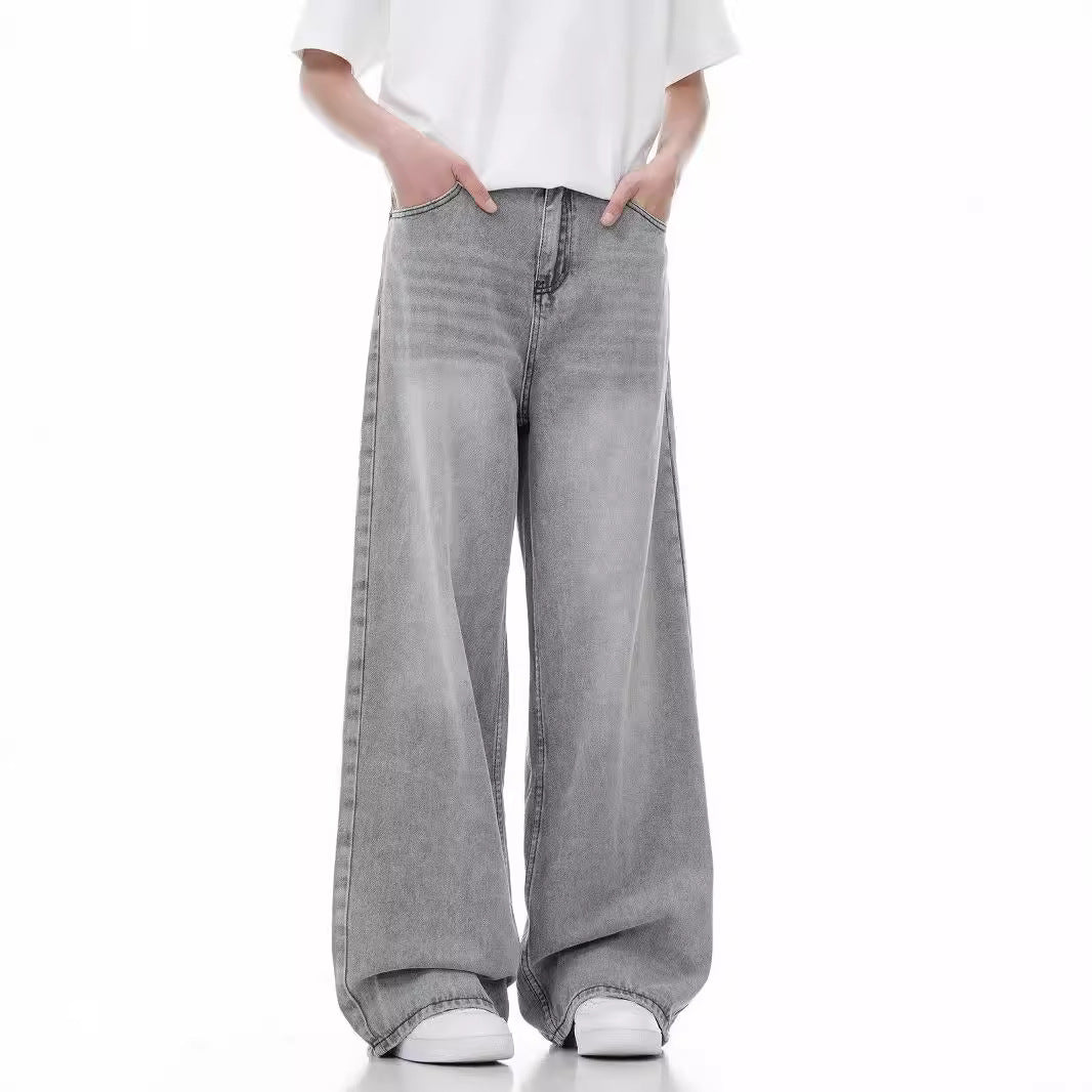 Relaxed Casual Wide Leg Jeans