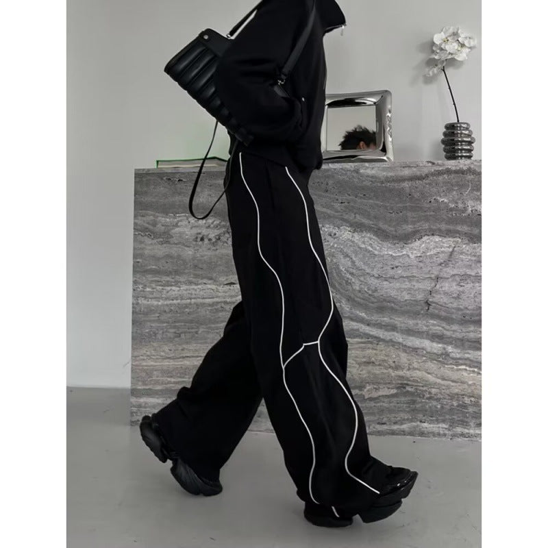 Casual Wide-leg Pants