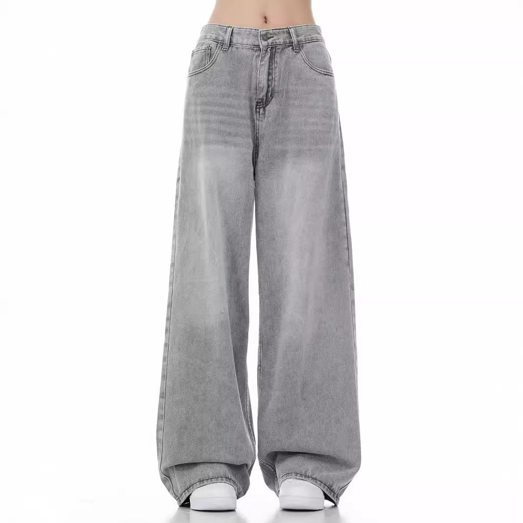 Relaxed Casual Wide Leg Jeans