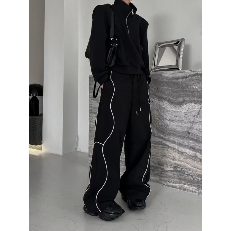 Casual Wide-leg Pants