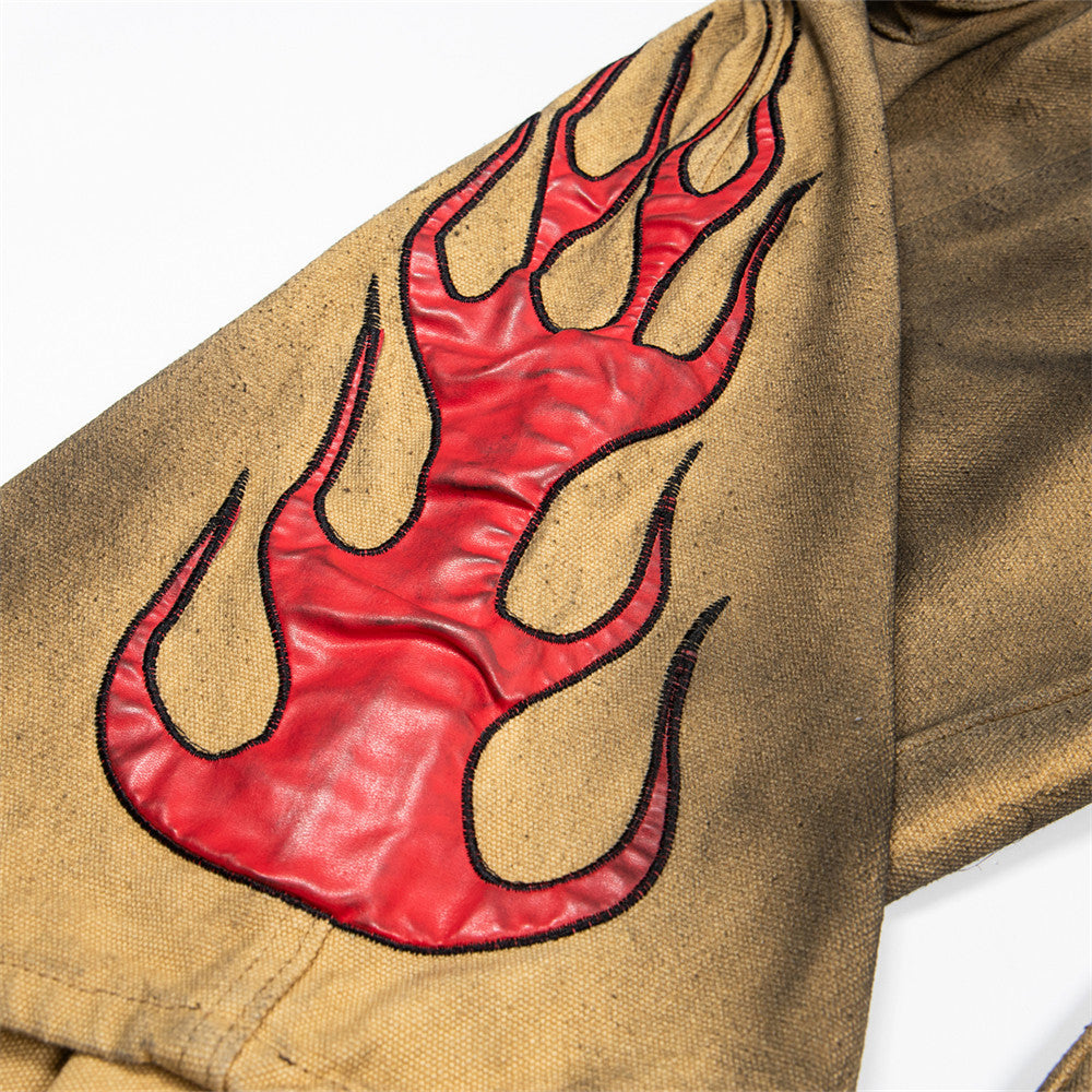 Soil Wind Tie-dyed Cargo Jeans