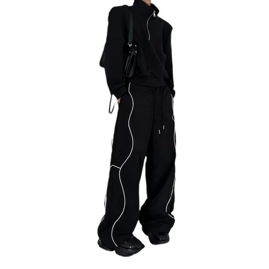 Casual Wide-leg Pants