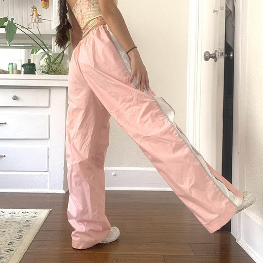 Elastic Low Waist Casual Pants