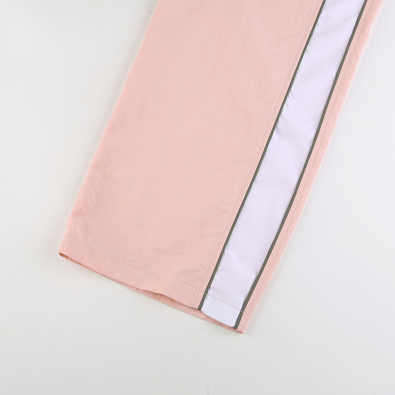 Elastic Low Waist Casual Pants