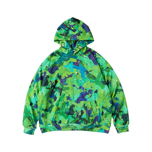 Velvet Padded Relaxed Hoodie