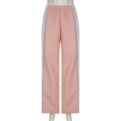 Elastic Low Waist Casual Pants