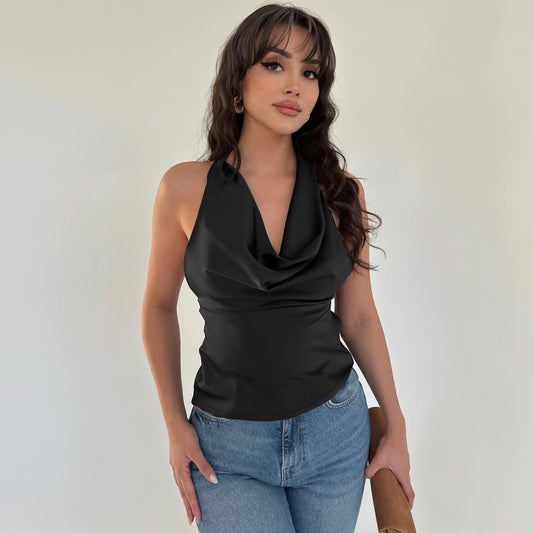 Halter Backless Tank Vest