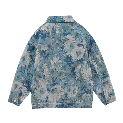Floral Denim Jacket