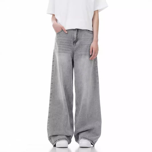 Relaxed Casual Wide Leg Jeans