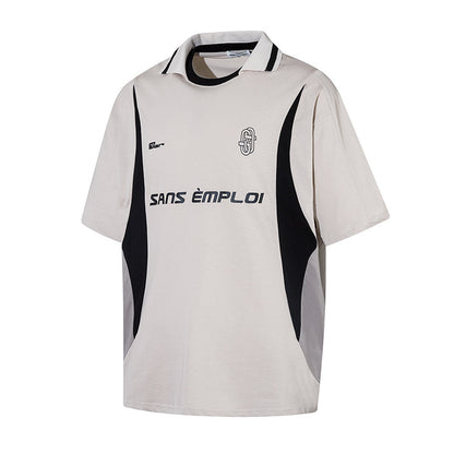 Retro Deconstruction Stitching T-shirt
