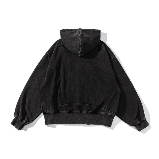 Deconstructed Washed Hoodie