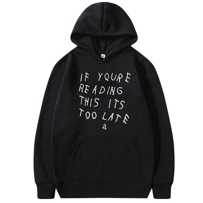 Drake Letter Print Hoodie