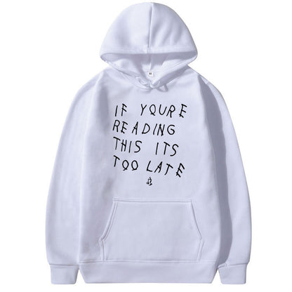 Drake Letter Print Hoodie