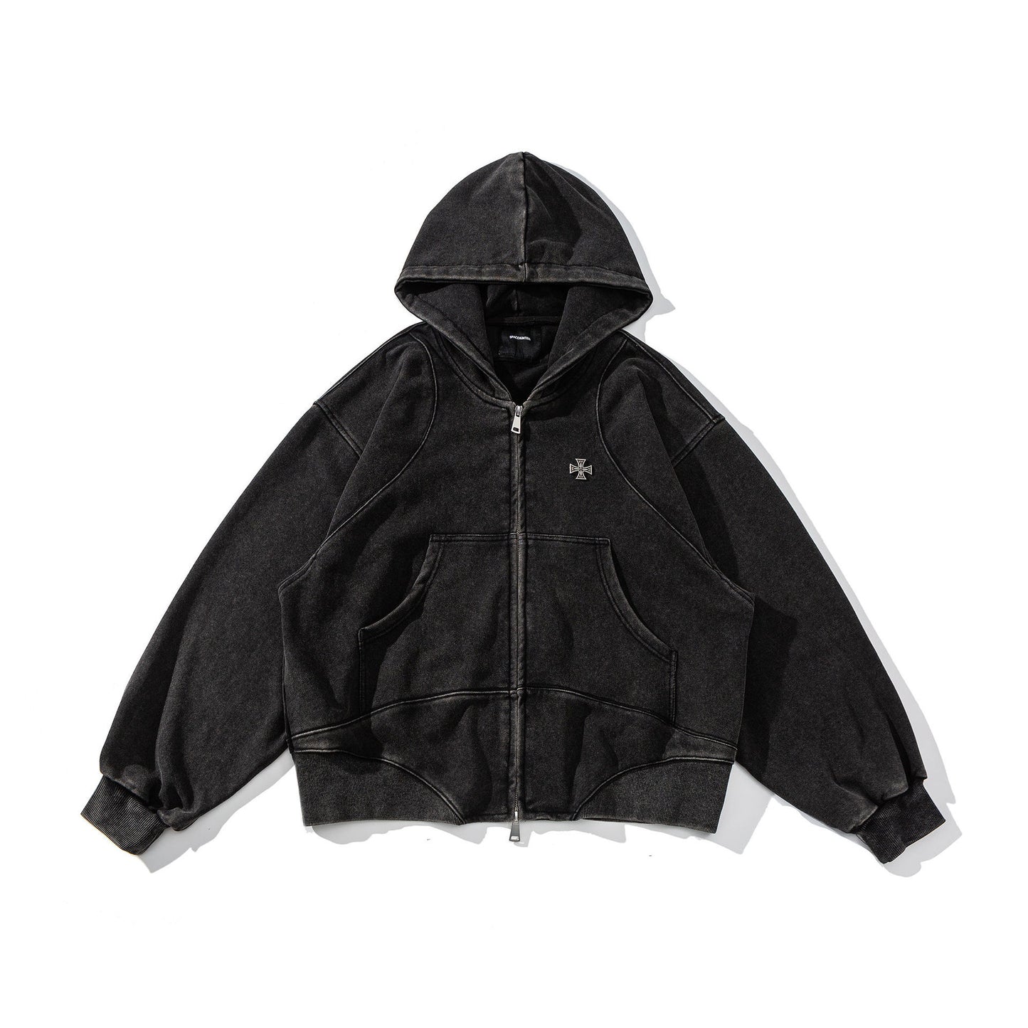 Deconstructed Washed Hoodie