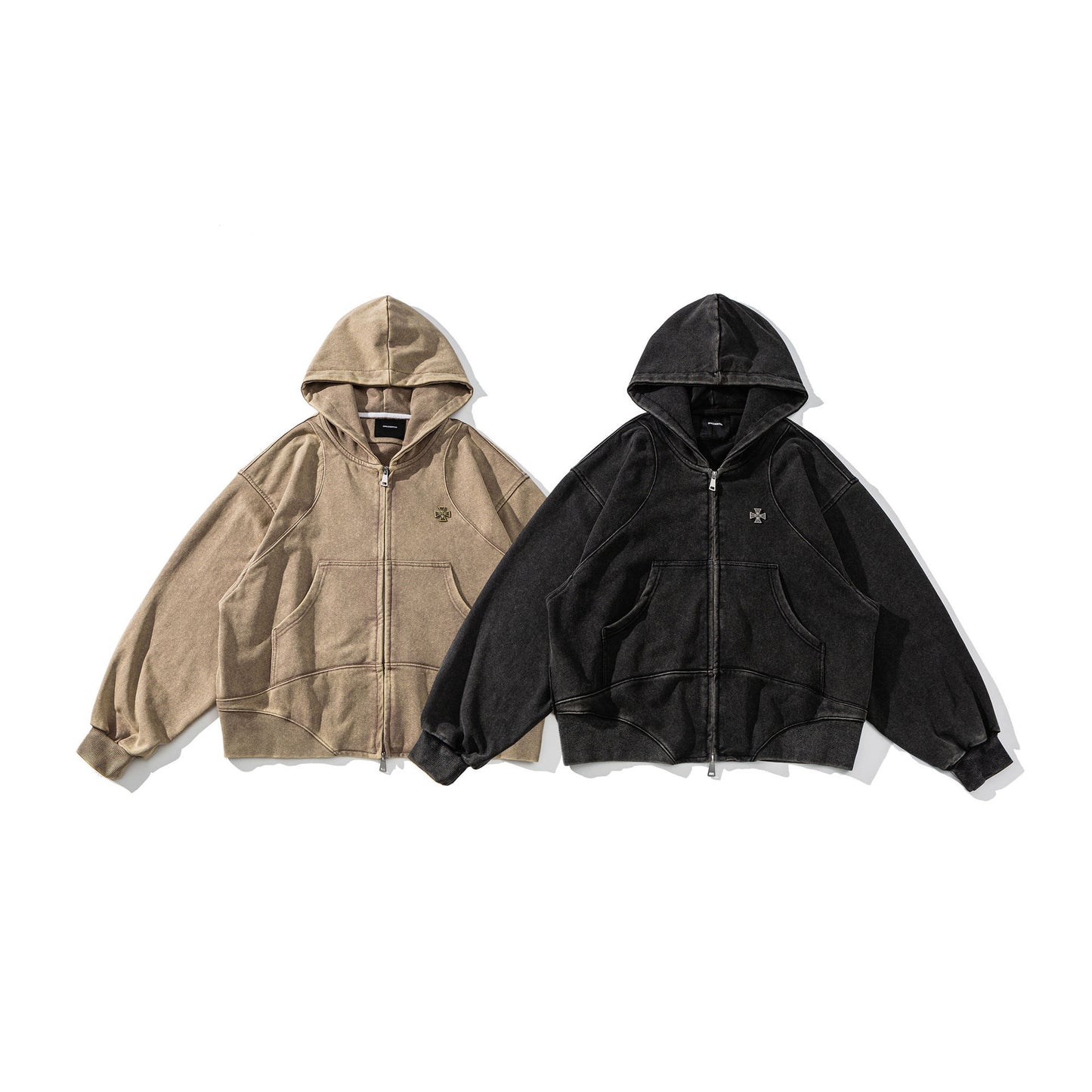 Deconstructed Washed Hoodie