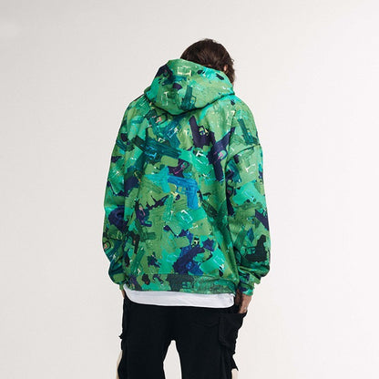 Velvet Padded Relaxed Hoodie