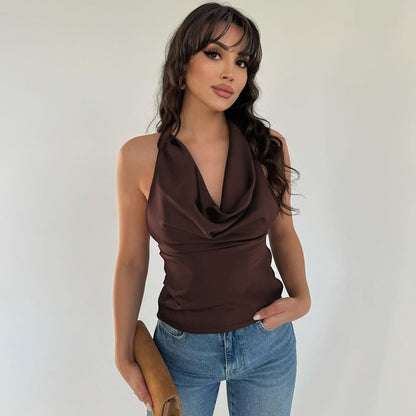 Halter Backless Tank Vest